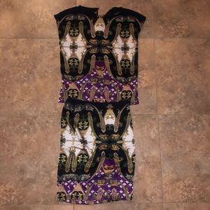 Vince Camuto Satin skirt and top set